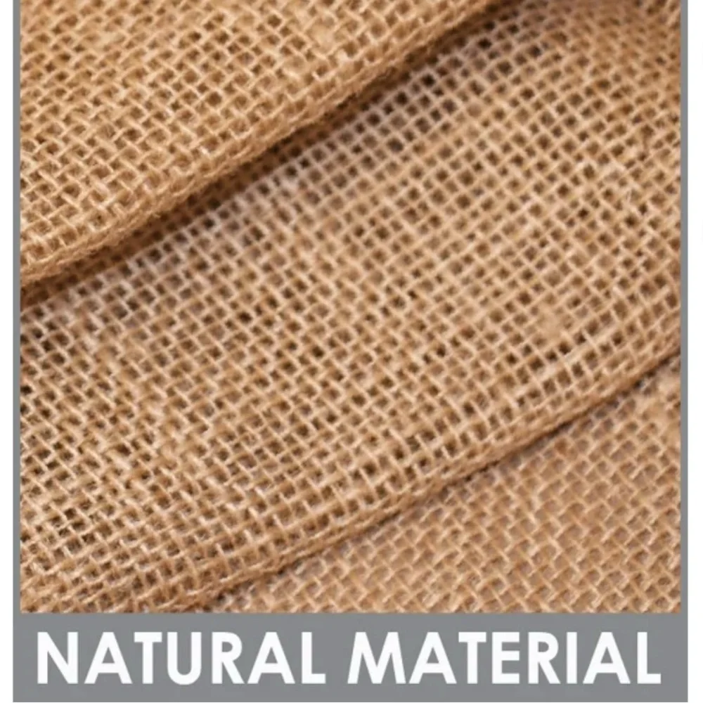 4 Yds Natural Burlap Fabric in 2 Packs of 2 Yds ea. NEW 46” wide. 100% Jute